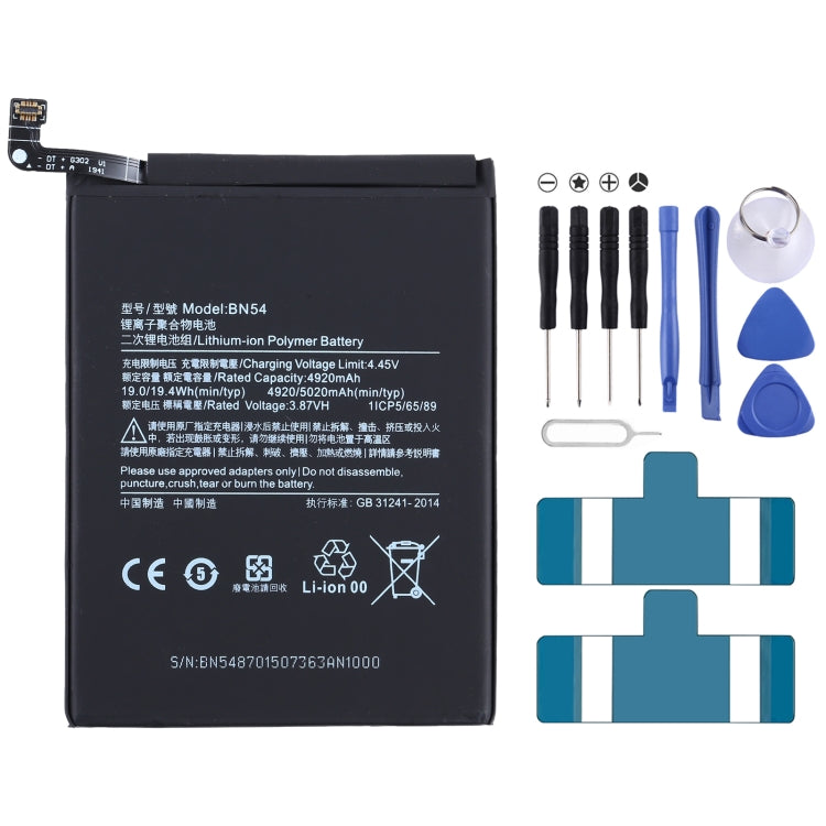 BN54 Lithium Polymer Battery for Xiaomi Redmi 10X 4G / Redmi Note 9, For Xiaomi Redmi 10X 4G BN54 Lithium Polymer Battery for Xiaomi Redmi 10X 4G / Redmi Note 9, For Xiaomi Redmi 10X 4G